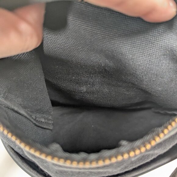 GHURKA Black Denim and Leather Rugged Messenger Crossbody - Picture 11 of 15